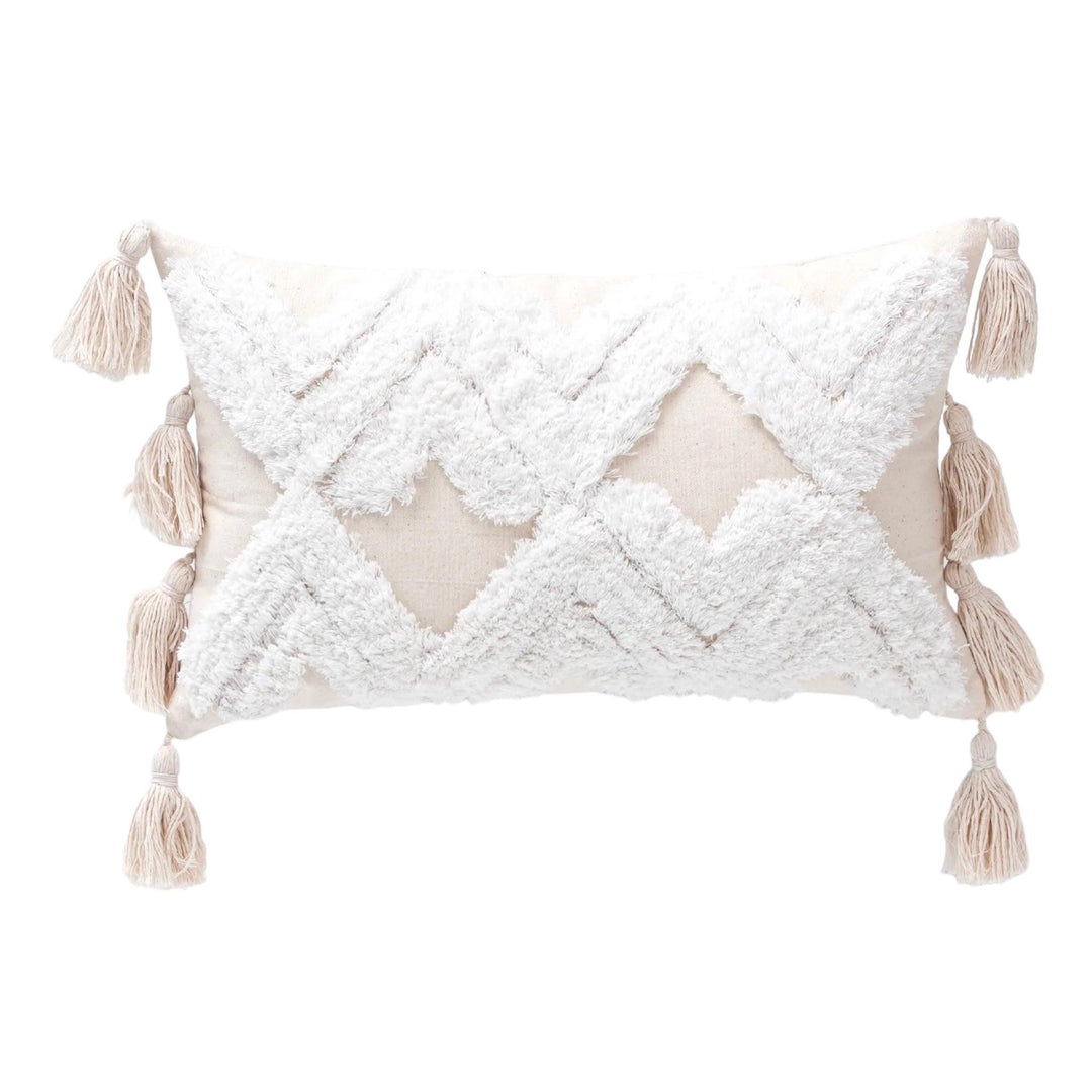 Kissenbezug Boho Quasten 50x30cm - Camping Sauvage