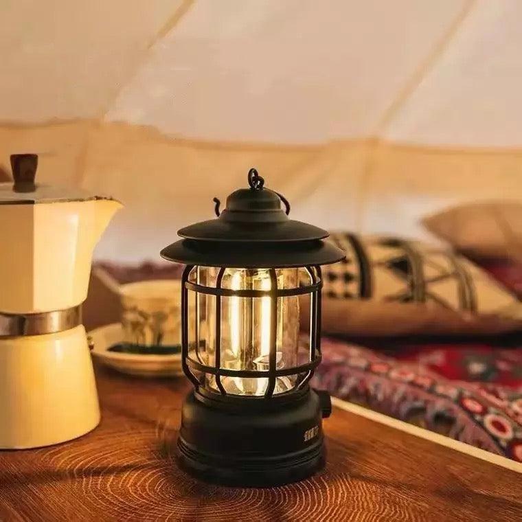 Vintage Outdoor-Lampe - Camping Sauvage