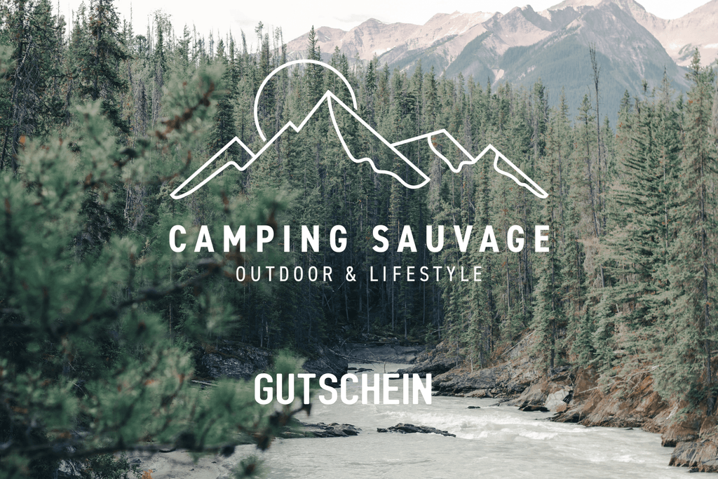 Personalisierter Geschenkgutschein für unvergessliche Momente – Camping Sauvage